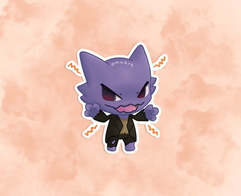 #093 AC Haunter Sticker - Matte, Vinyl