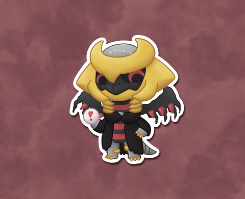 #487 AC Giratina Sticker - Matte, Vinyl