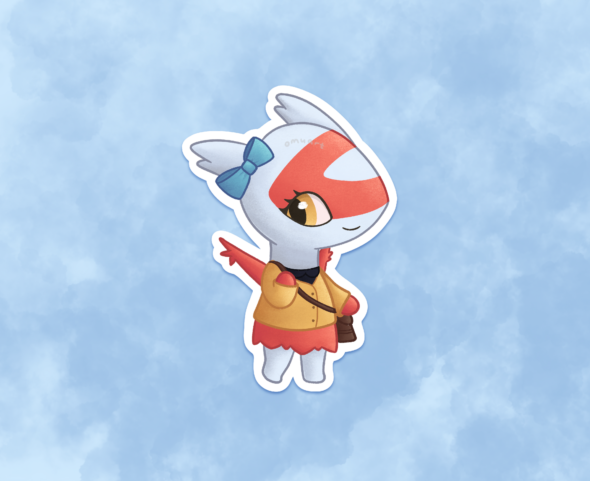 #380 AC Latias Sticker - Matte, Vinyl