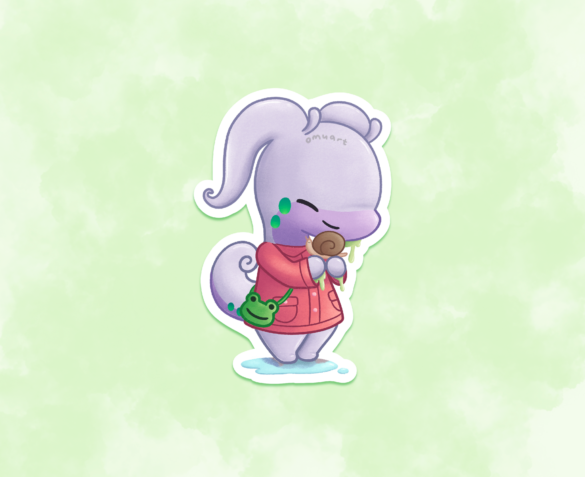 #706 AC Goodra Sticker - Matte, Vinyl