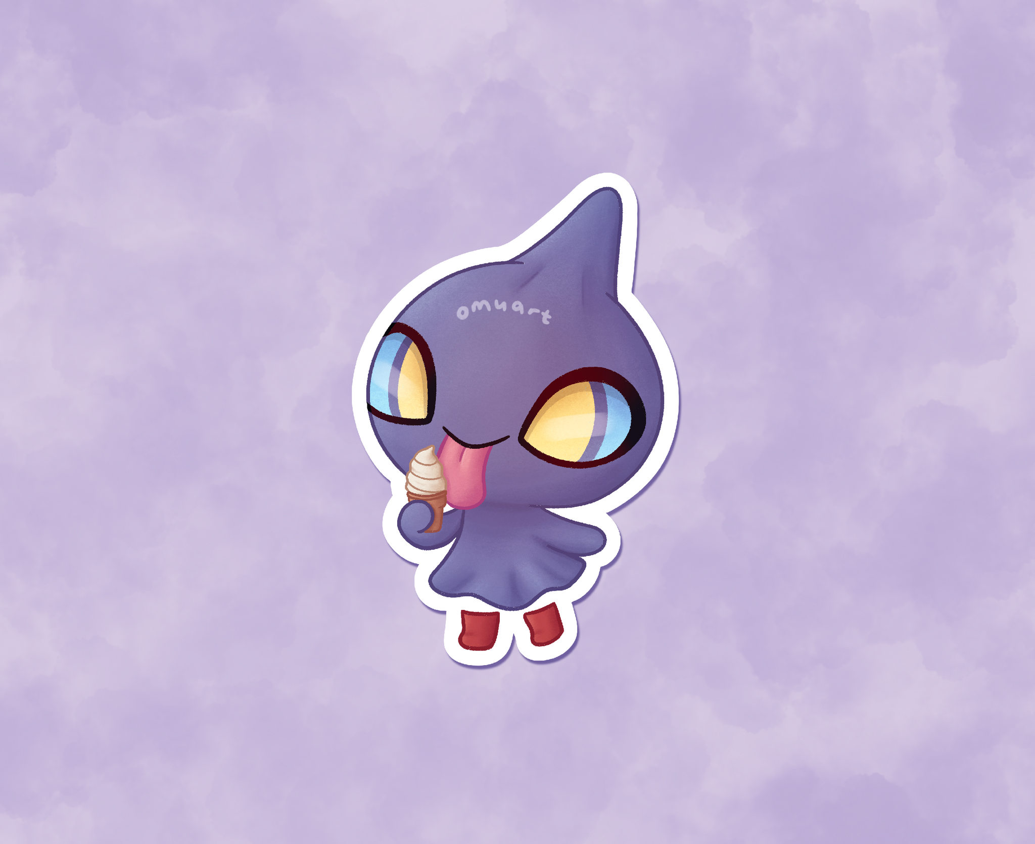 #353 AC Shuppet Sticker - Matte, Vinyl