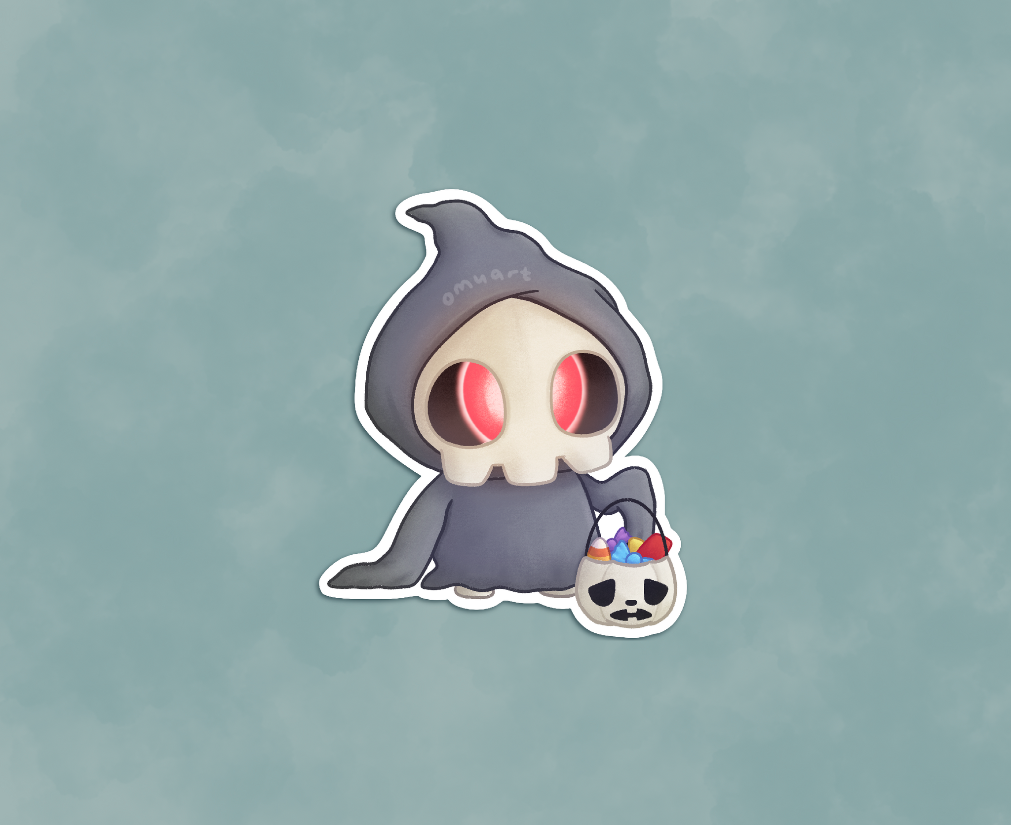 #355 AC Duskull Sticker - Matte, Vinyl