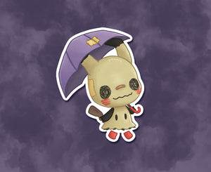 #778 AC Mimikyu Sticker - Matte, Vinyl